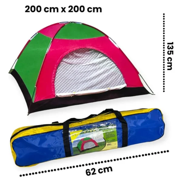 Carpa Para 4 Personas Impermeable Con Mosquitero hy1100