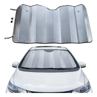 Cortina Parasol Aluminio Parabrisas Gadnic Universal Auto 130x74 cm