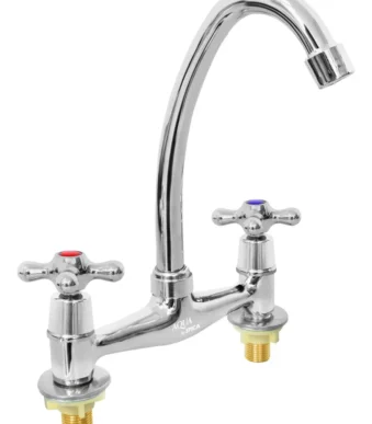CANILLA DOBLE COMANDO DE COCINA PARA MESADA YGCO96451