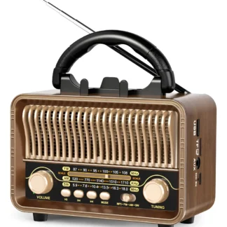 Radio Vintage Portátil Bluetooth Retro Meier 1232bt