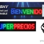 cartel programable MULTICOLOR 1 m por 20 cm 1x20cm