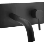griferia de pared primium negra jc309 para embutir