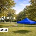 GAZEBO PLEGABLE 3X3M AZUL SIN PAREDES NOGA G1
