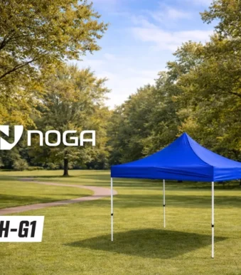 GAZEBO PLEGABLE 3X3M AZUL SIN PAREDES NOGA G1