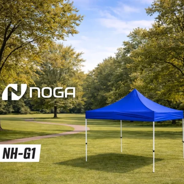 GAZEBO PLEGABLE 3X3M AZUL SIN PAREDES NOGA G1