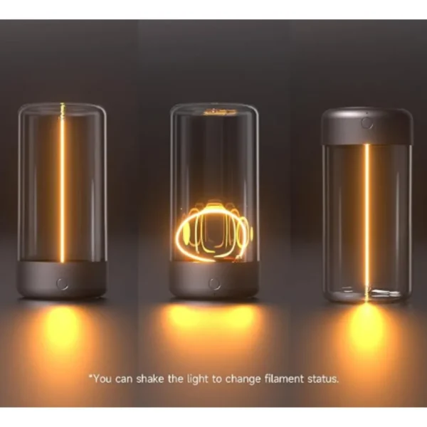 Lámpara Filamento Led Imán Recargable Velador Decorativo tl49