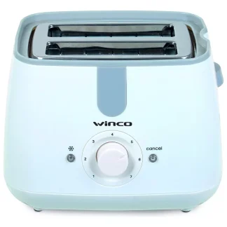 Tostadora Electrica De Pan 7 Niveles Descongelar Winco W-836 Color Blanco