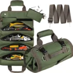 BOLSO ORGANIZADOR HERRAMIENTAS ENROLLABLE MULTIFUNCIÓN VERDE REFORZADO - DL2379
