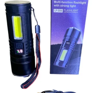 Linterna Tactica Super Potente Con Zoom Recargable s56
