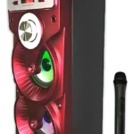 PARLANTE TORRE 2X10W GLOBAL SBL11 CON MICROFONO LIQUIDACION