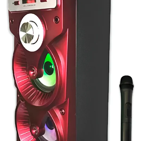 PARLANTE TORRE 2X10W GLOBAL SBL11/12/13/14 CON MICROFONO LIQUIDACION