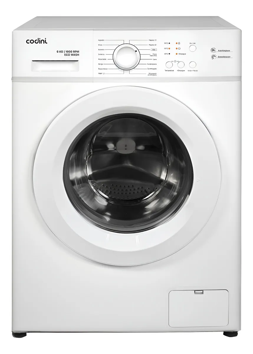 LAVARROPAS AUTOMATICO CF MARS 18 INVERTER VAPOR 6KG 1000RPM BLANCO CODINI LAVARROPAS AUTOMATICO CF MARS 18 INVERTER VAPOR 6KG 1000RPM BLANCO CODINI