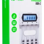 CARGADOR DE PILAS CON PANTALLA PARA 4 PILAS AA O AAA NG-6000C TIPO C