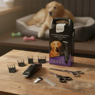 Maquina De Corte Peluqueria Mascotas 5 En 1 Set Profesional Negro CP1035