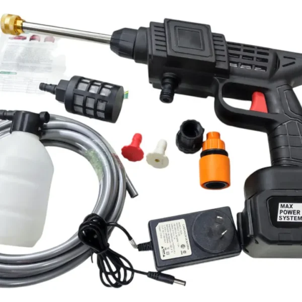 Hidrolavadora Inalambrica Portatil Recargable Espuma Accesor modelo 8106