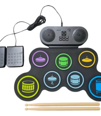 Bateria Electrónica Stereo Digital Drum Enrollable
