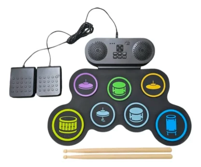 Bateria Electrónica Stereo Digital Drum Enrollable
