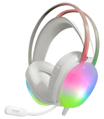 AURICULARES GAMER NETMAK NM-N25 LED RGB MICRÓFONO PARA PC Y CONSOLA