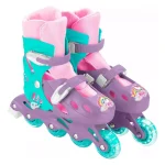Rollers Unicornio Bota Regulable Extensible Con Luz talle S 30 al 33
