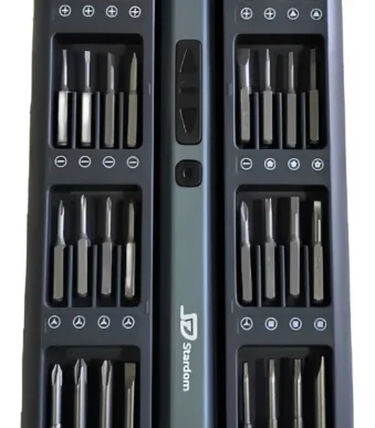 Mini Destornillador Eléctrico Set 66 En 1 de precisión imantado aluminio