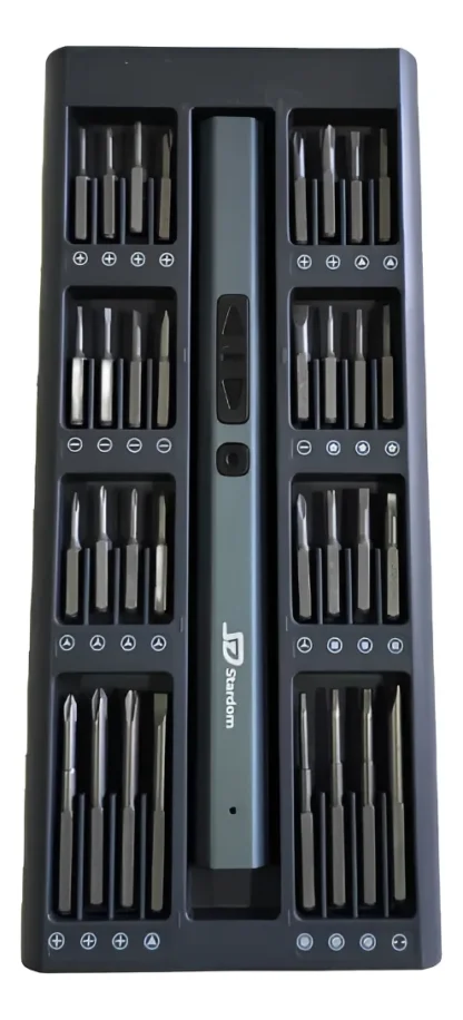 Mini Destornillador Eléctrico Set 66 En 1 de precisión imantado aluminio