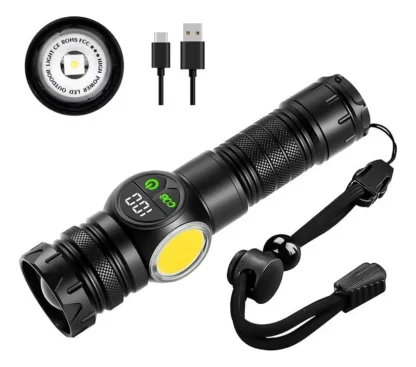 Linterna Exterior Inteligente Con Pantalla Digital 2860