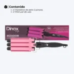 Buclera Rizador De Pelo Cabello Triple 3 Tubos Rulos