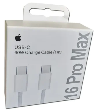 CABLE TIPO C A TIPO C CON LOGO IPH16