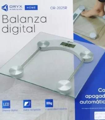 balanza de baño oryx cuadrada