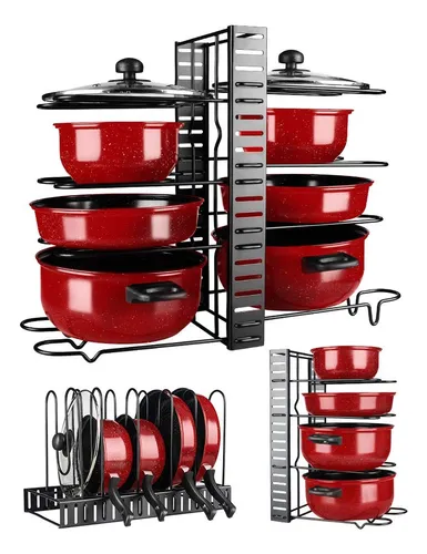 Organizador Alacena 3 Estantes Regulables -multiuso-ollas EX0218 Organizador Alacena 3 Estantes Regulables -multiuso-ollas EX0218