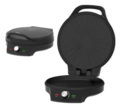 Pizzera Electrica Pizza Maker Antiadherente 2000w Color Negro or-pz200