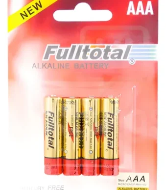 pila alcalina full total aaa blister x4 unidades