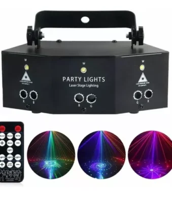 laser estroboscopico colores 9 luces