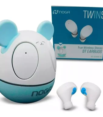 auricular kids panda btwins 25 noga net bluethoot celeste