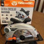 Sierra Circular Mano 1500w Daewoo P/madera 185mm