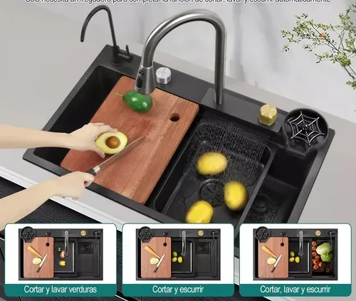 Bacha inteligente multifuncion sink dl1073 Bacha inteligente multifuncion sink dl1073