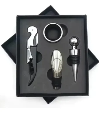 set para descorchar vino con vertedor mod 798