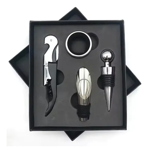 set para descorchar vino con vertedor mod 798