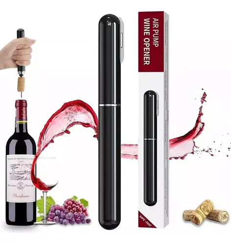 abridor de vino sacacorcho a presion