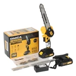 Mini Motosierra Inalambrica Portatil con 2 Baterias 4, 6 y 8 Pulgadas onica