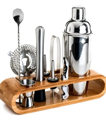 Juego de Cocteleria de 9 Piezas 550 ml Acero Inox X12