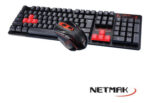 COMBO TECLADO Y MOUSE INALAMBRICO GAMER NM-ATTACK