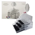 ORGANIZADOR DE MAQUILLAJE CON ESPEJO