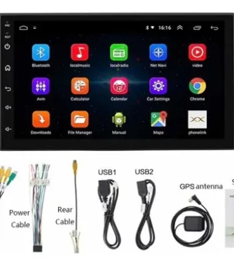 STEREO ANDROID PARA AUTO 7 PULGADAS (2Y32G) CON CAMARA TRASERA QM-7002A