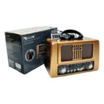 Radio Retro Golon RX-BT8080S – AM/FM/SW con Bluetooth, Panel Solar y Estilo Vintage