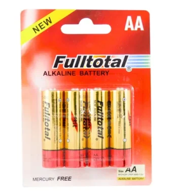 pila alcalina full total aa blister x4 unidades