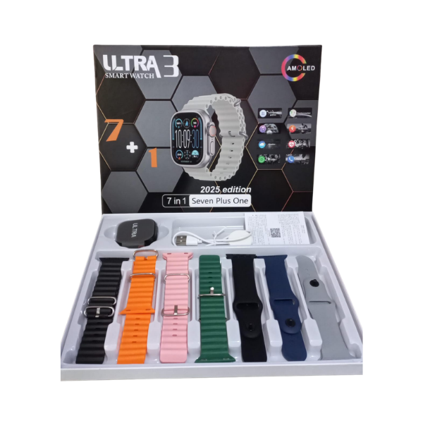 reloj 7 mallas intercambiables ultra 3