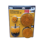 KIT DE 4 CEPILLOS PARA TALADRO