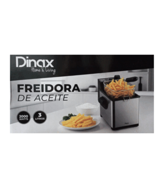 Freidora de aceite 2000w y 3 litros Dinax