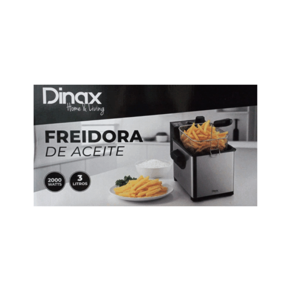 Freidora de aceite 2000w y 3 litros Dinax